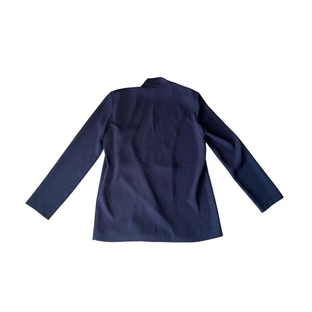 Topshop‎ Navy Blue Double Breasted Blazer Sz 8
